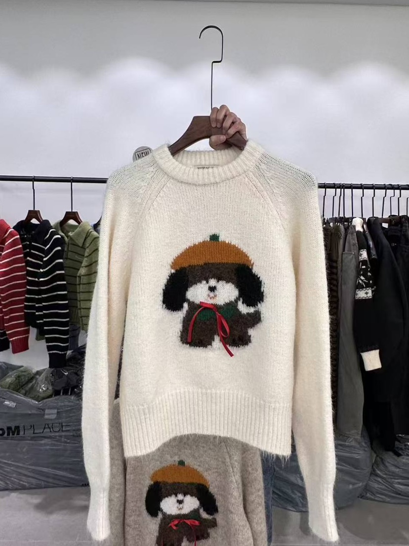 WATERMELON韓國代購㊣女士新品人氣休閑25秋冬熱賣真品針織衫WATER MELON針織衫圖色2