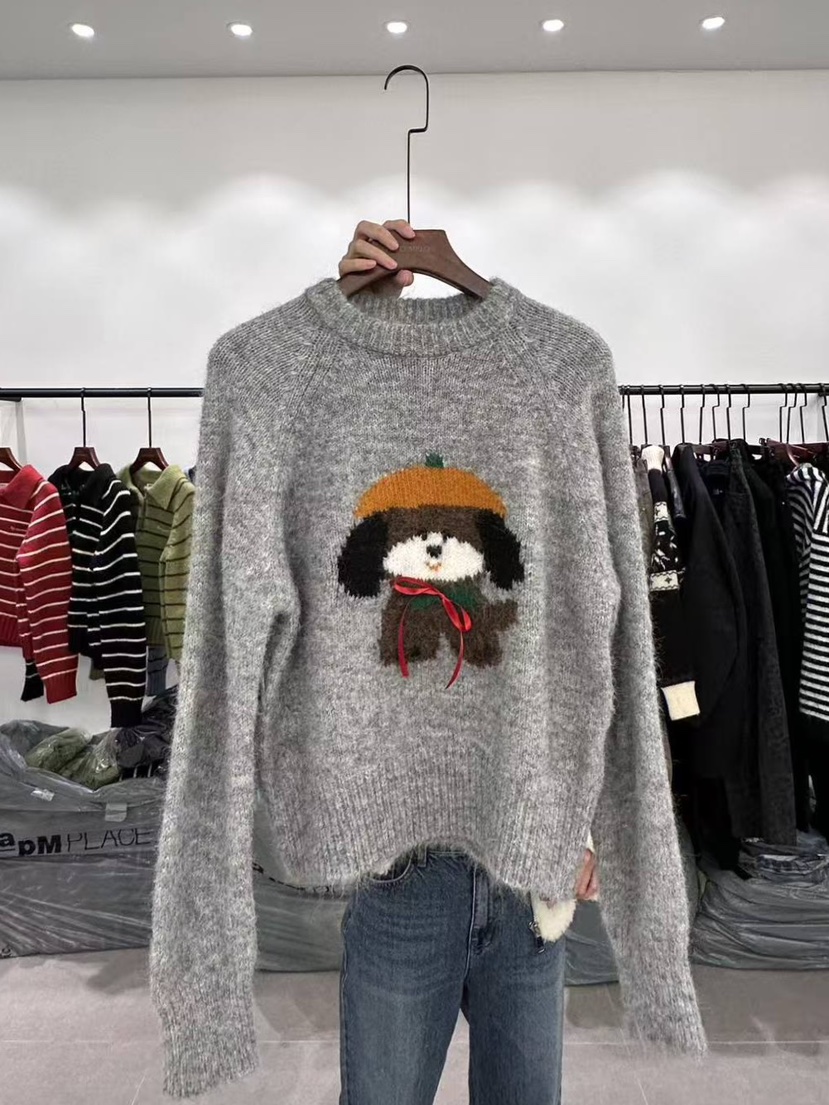 WATERMELON韓國代購㊣女士新品人氣休閑25秋冬熱賣真品針織衫WATER MELON針織衫圖色3