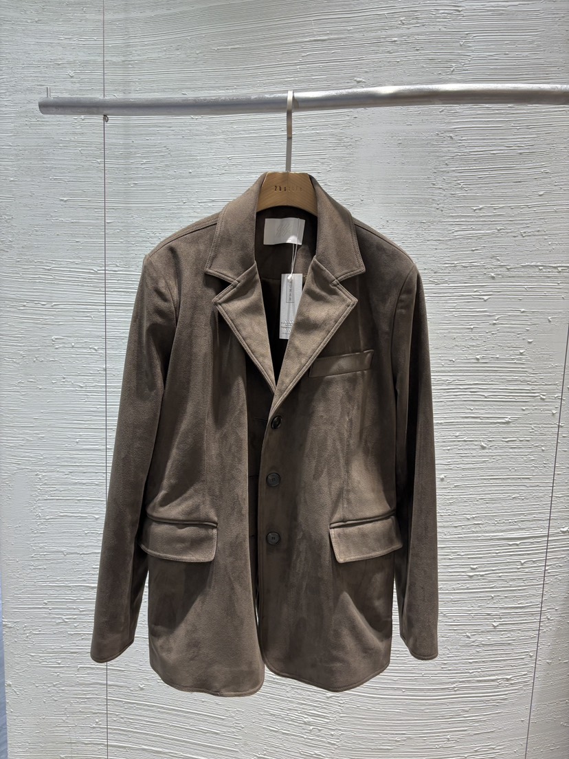 2BOTTLE韓國直郵㊣女裝新款時尚休閑25秋冬真品推薦夾克絨面革2BOTTLE夾克圖色2