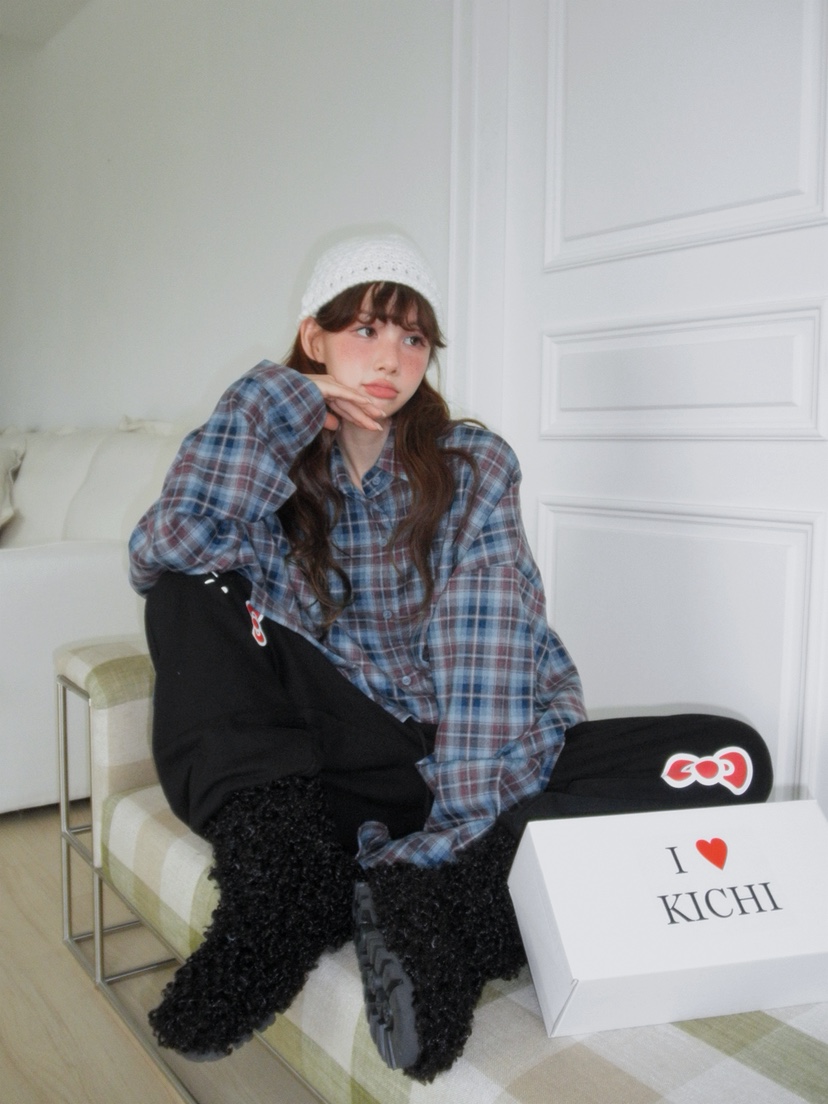 JKICHI韓國代購㊣女裝新品休閑真品25秋冬人氣推薦襯衫蕾絲衫JKICHI襯衫/蕾絲衫