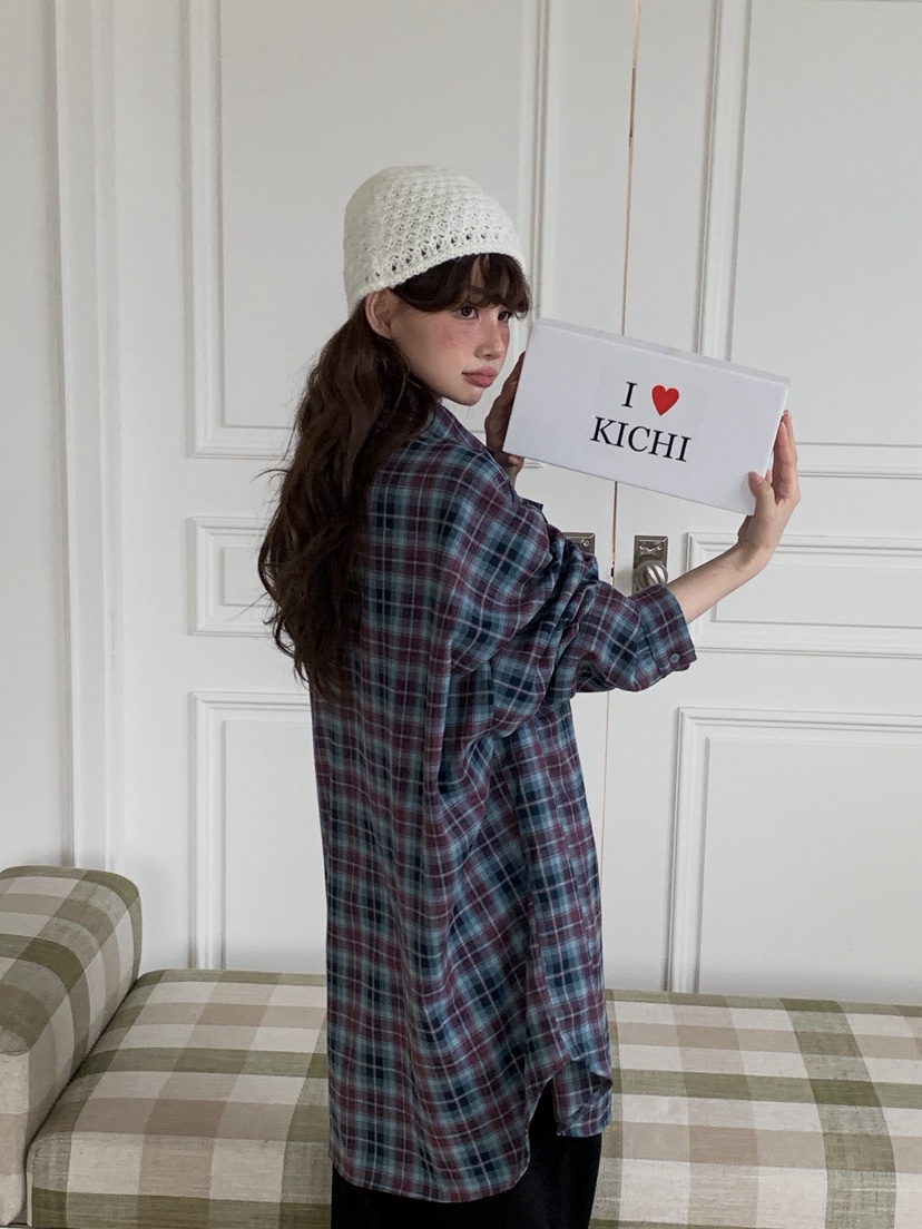 JKICHI韓國代購㊣女裝新品休閑真品25秋冬人氣推薦襯衫蕾絲衫JKICHI襯衫/蕾絲衫