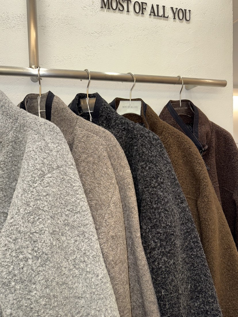 MOST OF ALL U東大門㊣代購女裝新品休閑熱賣夾克毛絨羊毛MOST OF ALL U夾克