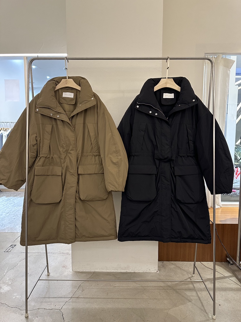 BPLAN東大門㊣直郵女士新品時尚休閑25秋冬熱賣職業長款羽絨服BPLAN長款羽絨服