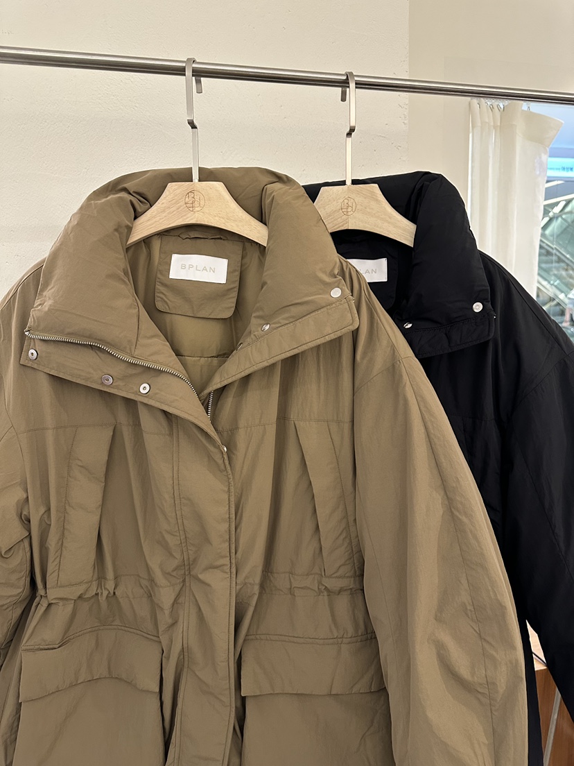 BPLAN東大門㊣直郵女士新品時尚休閑25秋冬熱賣職業長款羽絨服BPLAN長款羽絨服