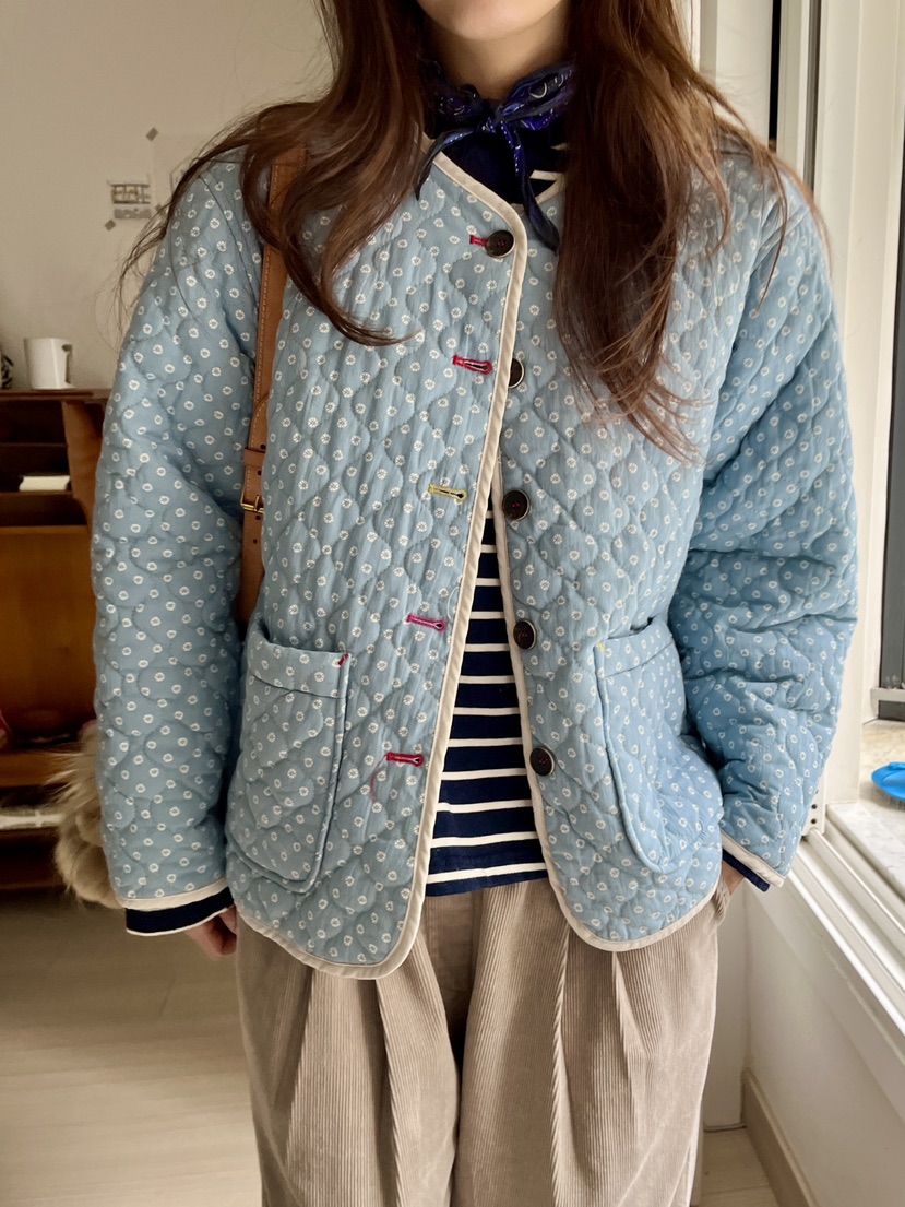 AT NOTE東大門㊣實拍女裝新品25秋冬熱賣人氣短款棉服絎縫AT NOTE短款棉服