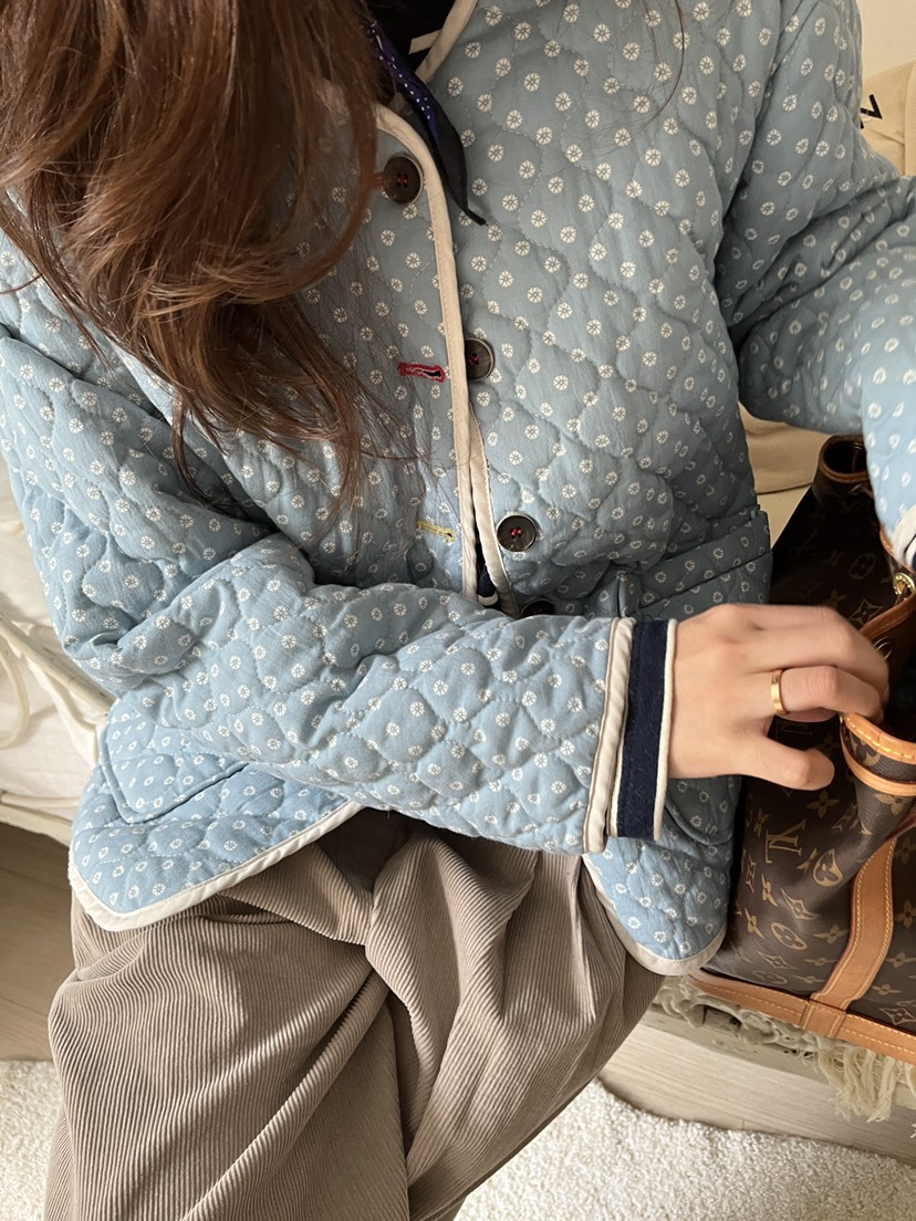 AT NOTE東大門㊣實拍女裝新品25秋冬熱賣人氣短款棉服絎縫AT NOTE短款棉服