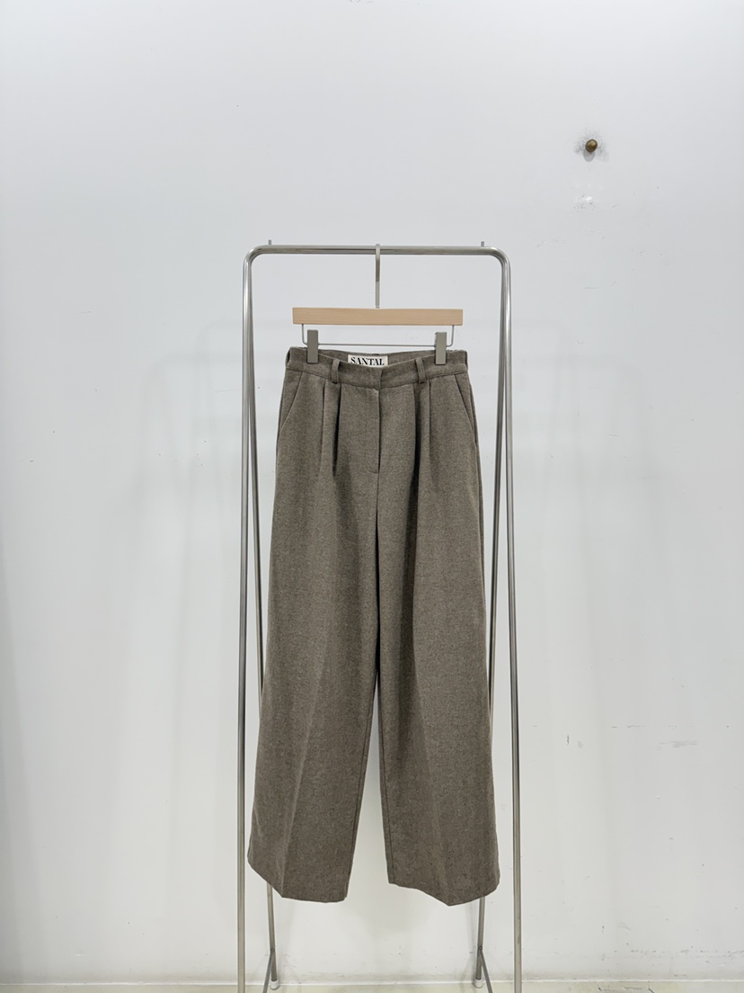 SANTAL韓國代購㊣女裝新款時尚真品休閑熱賣職業人氣休閑褲SANTAL休閑褲圖色1