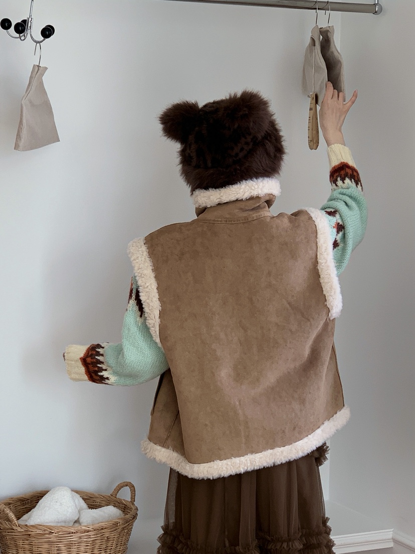 JKICHI韓國代購㊣女裝新品人氣休閑推薦真品25秋冬時尚馬甲JKICHI馬甲