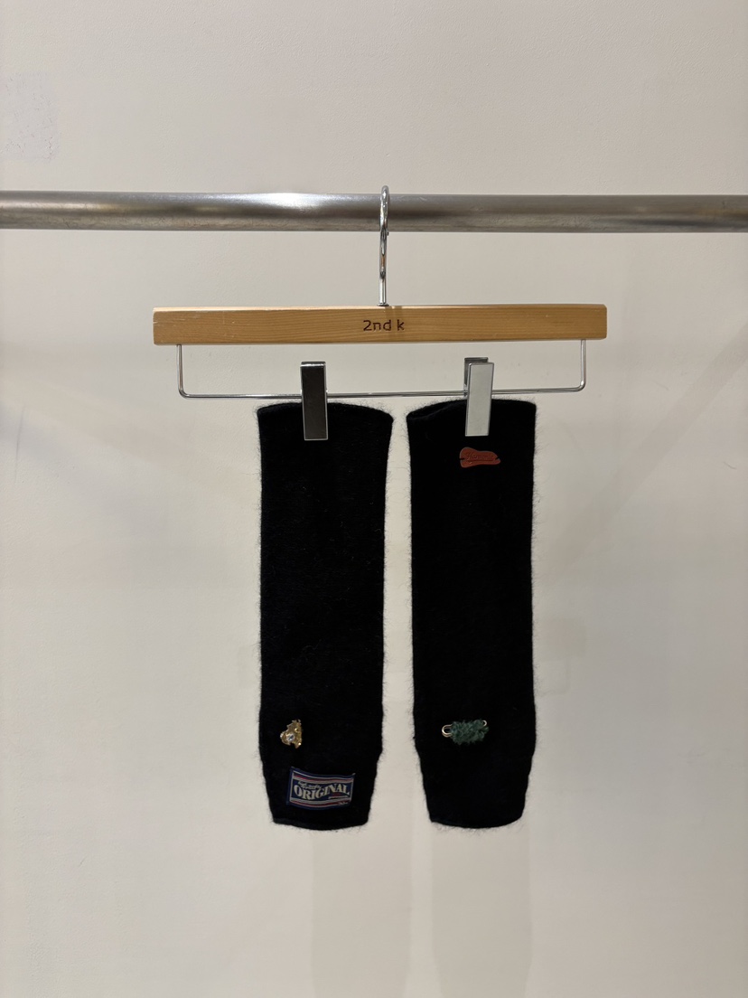 2ND K東大門㊣代購女士新款人氣25秋冬真品休閑推薦時尚手套2ND K手套圖色2黑色