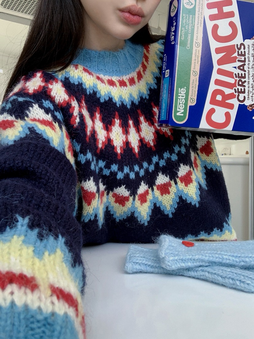 JKICHI韓國代購㊣女裝新款時尚真品熱賣人氣25秋冬休閑針織衫JKICHI針織衫