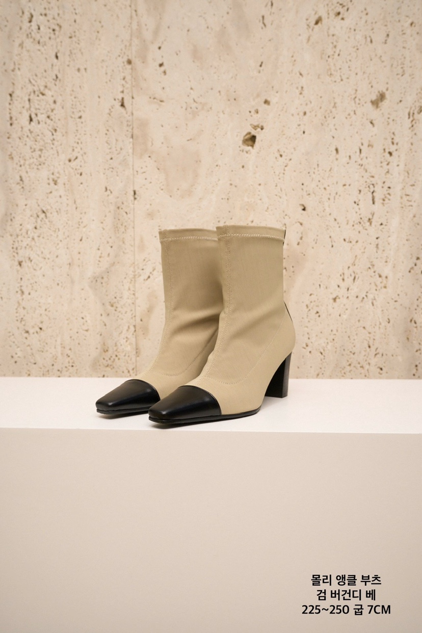 BLOSSOM韓國直郵㊣女裝新品25秋冬推薦職業熱賣時尚真品靴子BLOSSOM靴子圖色1