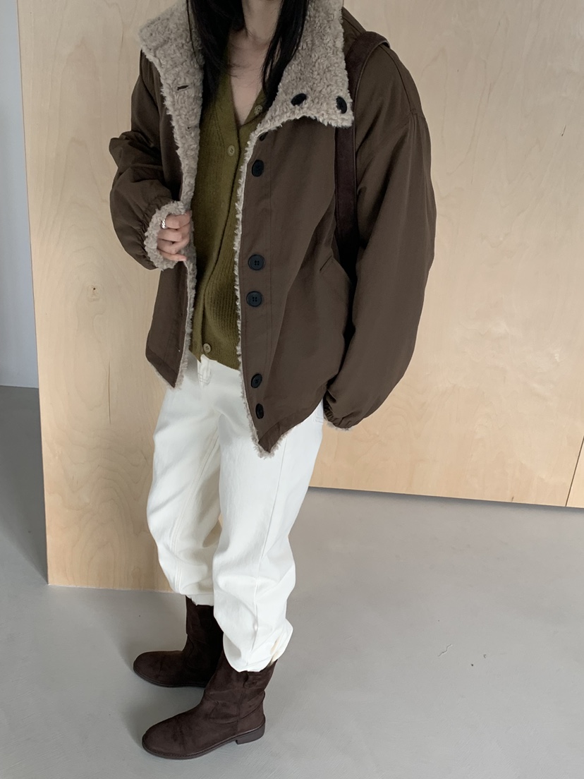 RIVER RAIN韓國代購㊣女士新款職業熱賣休閑25秋冬夾克里外穿RIVER RAIN夾克