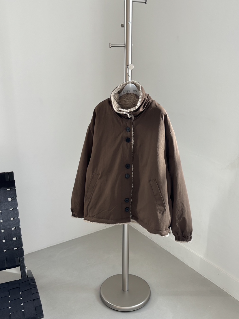 RIVER RAIN韓國代購㊣女士新款職業熱賣休閑25秋冬夾克里外穿RIVER RAIN夾克圖色1