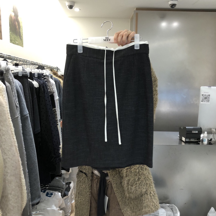 MEET ME東大門㊣實拍女裝新品人氣職業真品時尚半身裙中短裙MEET ME半身裙/中短裙圖色1