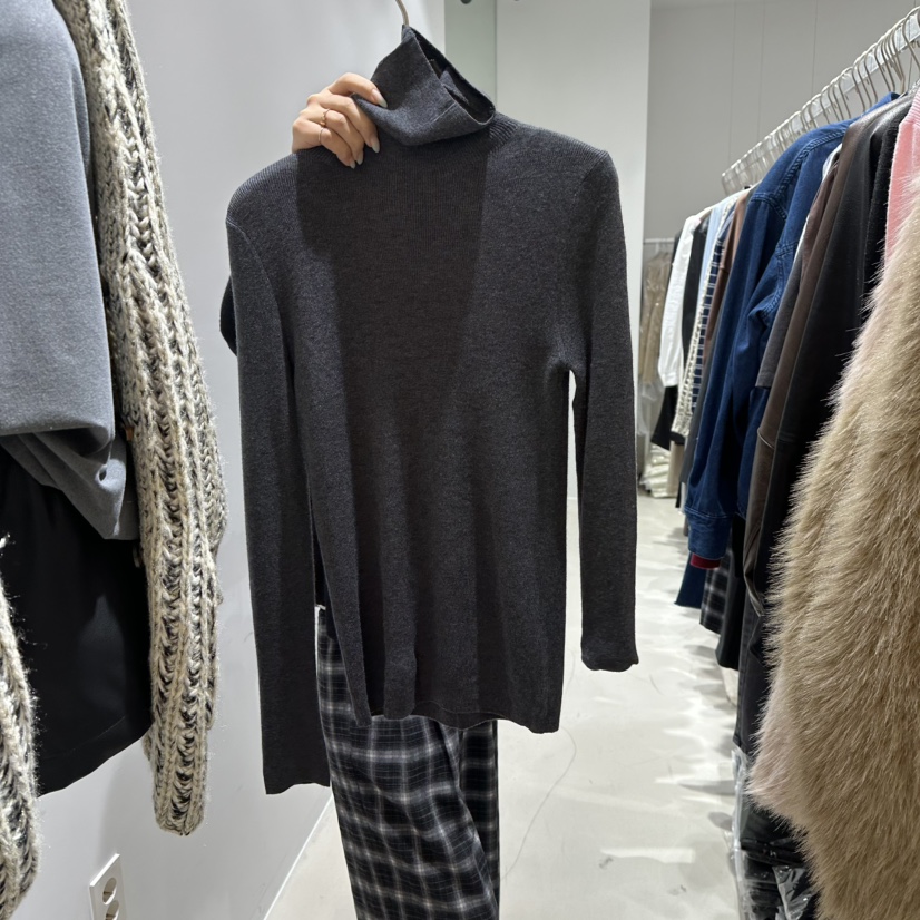 NEROLI 36東大門㊣代購女士新款人氣真品熱賣推薦25秋冬長袖T恤NEROLI 36長袖T恤圖色6灰色