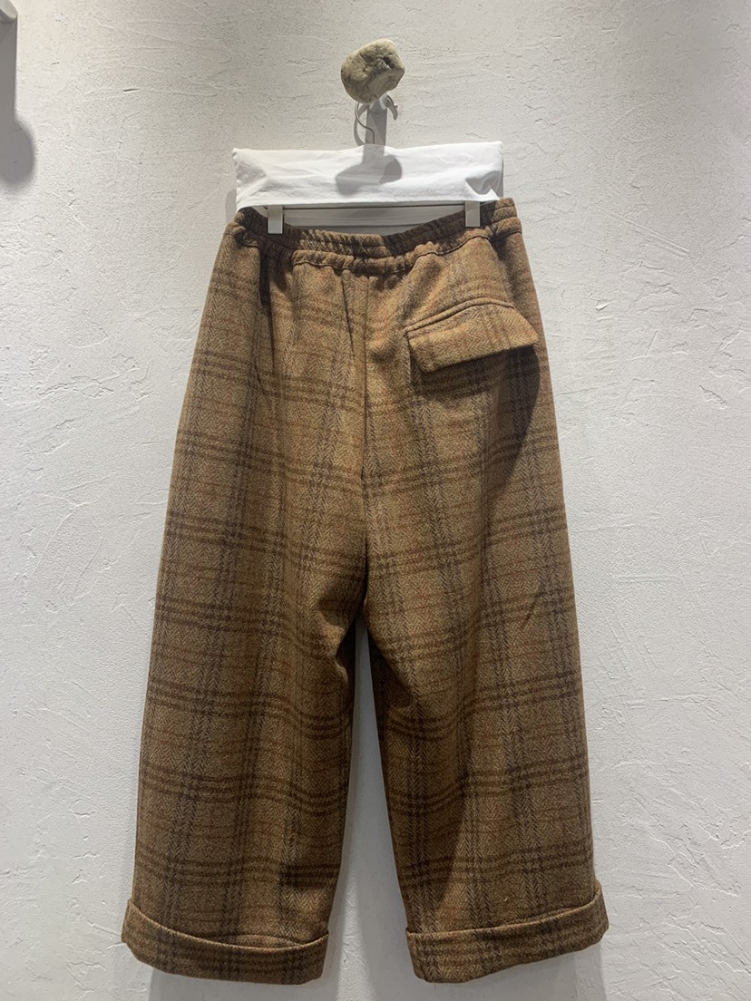 AT NOTE韓國直郵㊣女士新品真品休閑推薦熱賣休閑褲羊毛格紋AT NOTE休閑褲