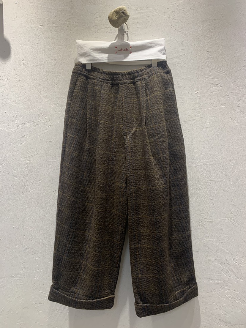 AT NOTE韓國直郵㊣女士新品真品休閑推薦熱賣休閑褲羊毛格紋AT NOTE休閑褲圖色2