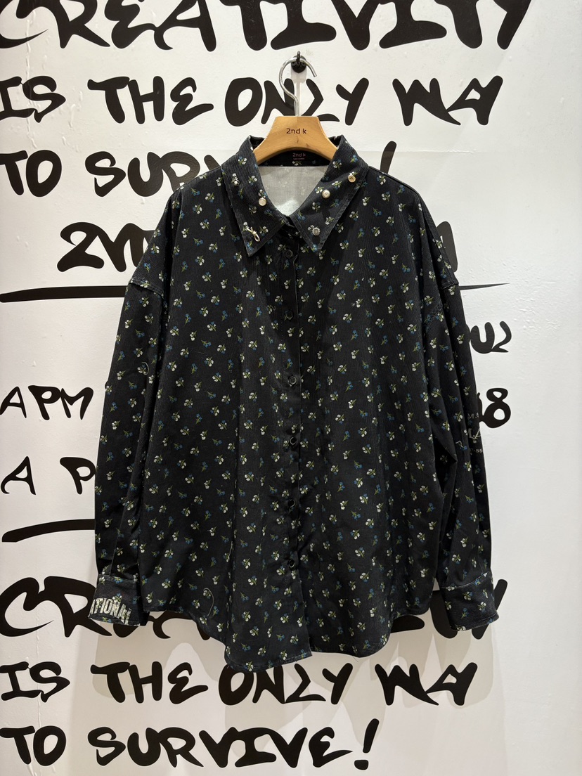 2ND K東大門㊣代購女裝新品職業推薦人氣休閑25秋冬襯衫蕾絲衫2ND K襯衫/蕾絲衫圖色4