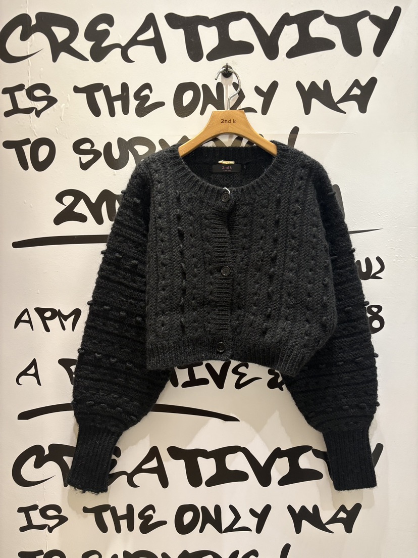 2ND K韓國直郵㊣女裝新品25秋冬人氣熱賣職業推薦針織衫開衫2ND K針織衫圖色3