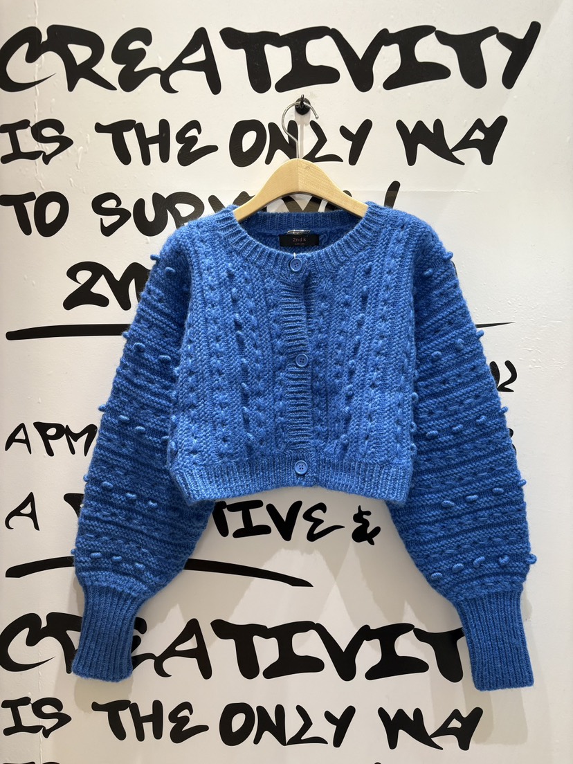 2ND K韓國直郵㊣女裝新品25秋冬人氣熱賣職業推薦針織衫開衫2ND K針織衫圖色4