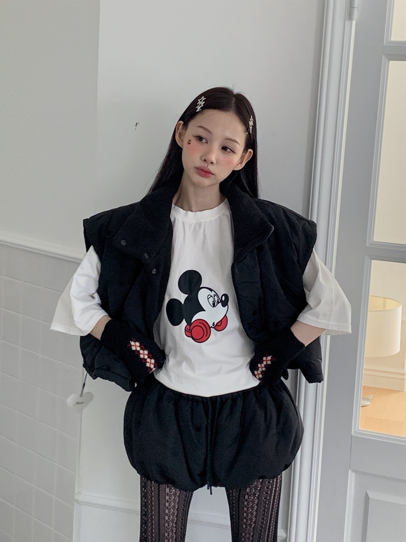 JKICHI東大門㊣代購女裝新品推薦25秋冬時尚職業馬甲心形絎縫JKICHI馬甲