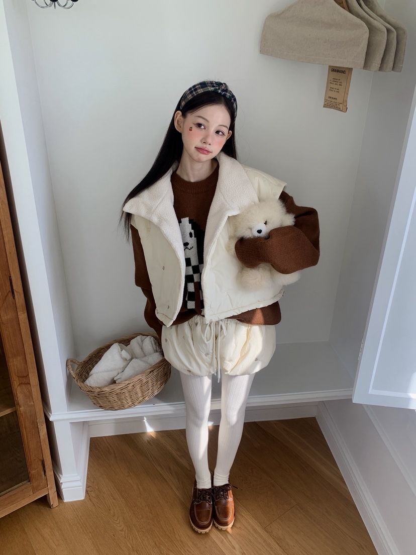 JKICHI東大門㊣代購女裝新品推薦25秋冬時尚職業馬甲心形絎縫JKICHI馬甲