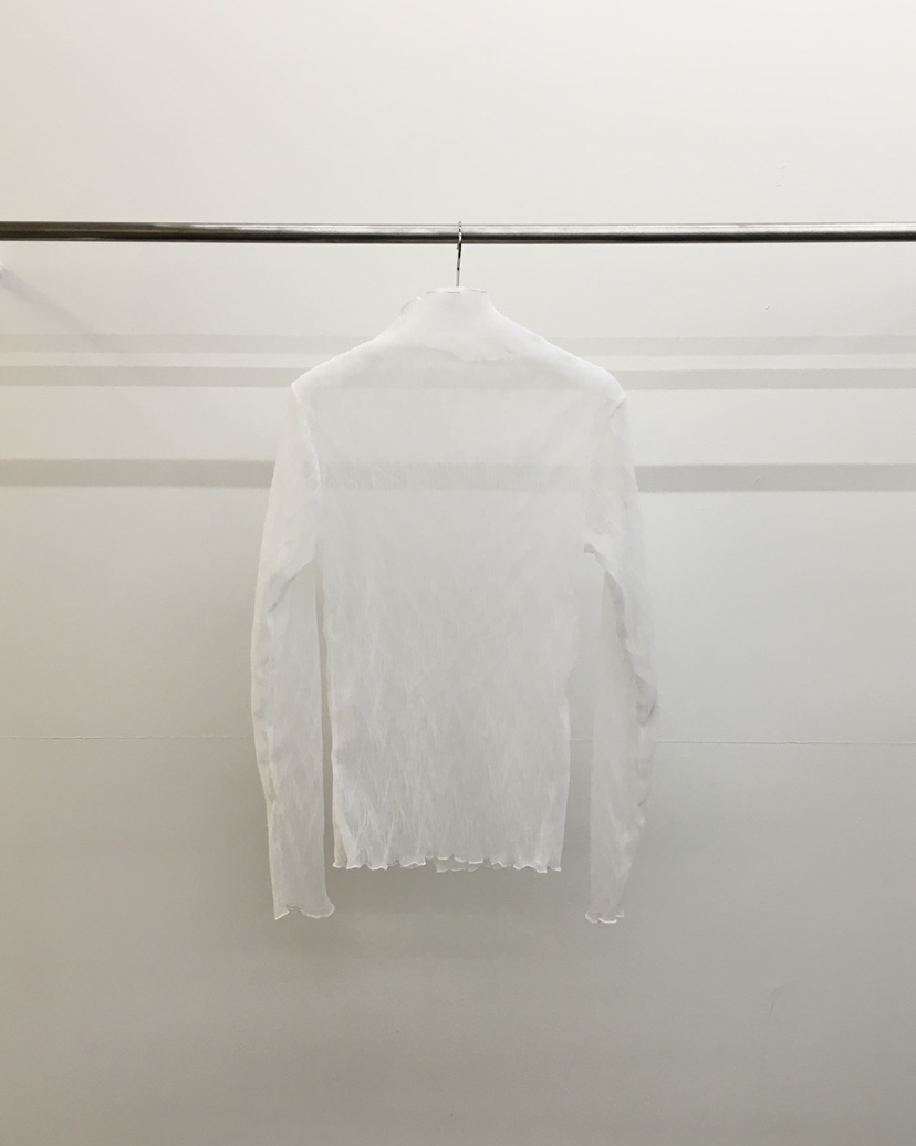 HEMP-P東大門㊣代購女裝新款職業時尚人氣休閑襯衫蕾絲衫透明hemp襯衫/蕾絲衫