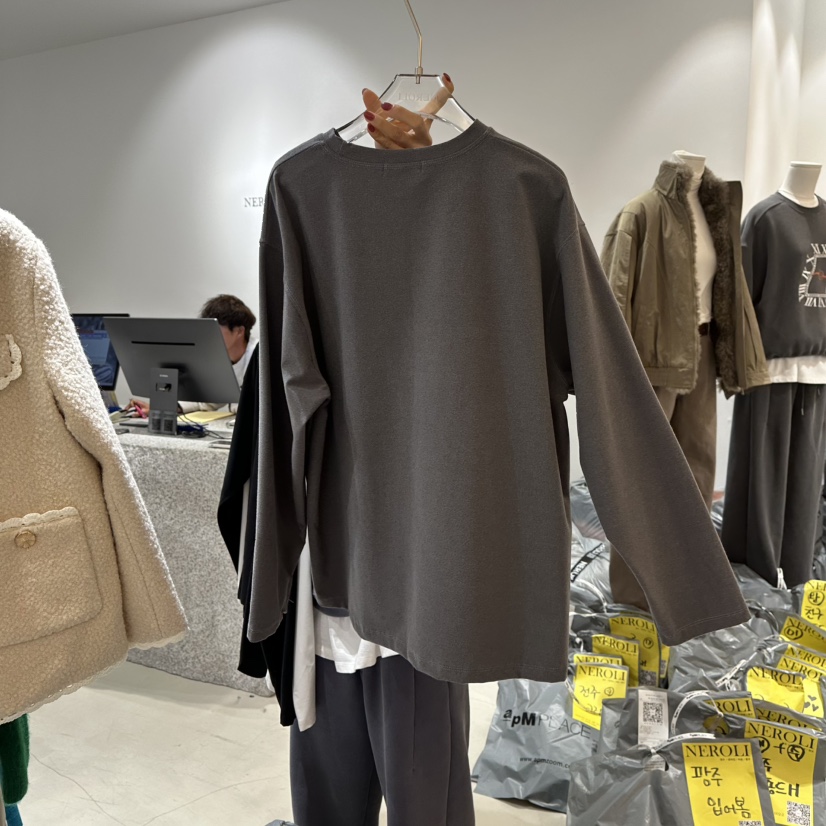 NEROLI 36韓國代購㊣女士新款推薦時尚熱賣休閑人氣長袖T恤NEROLI 36長袖T恤