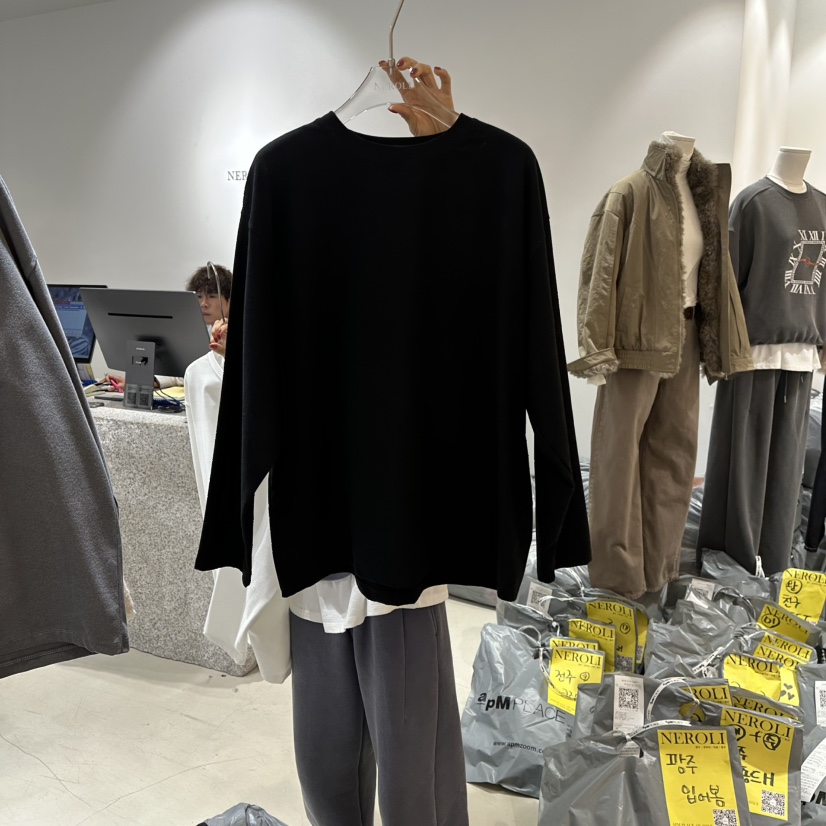 NEROLI 36韓國代購㊣女士新款推薦時尚熱賣休閑人氣長袖T恤NEROLI 36長袖T恤圖色3