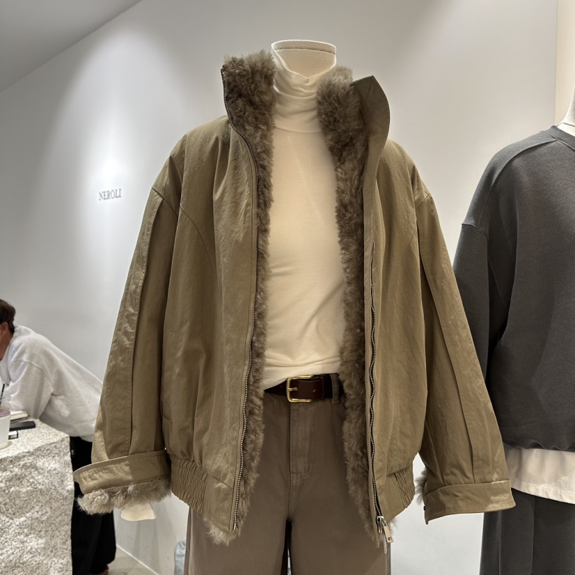 NEROLI 36東大門㊣代購女士新品休閑推薦真品短款大衣雙面NEROLI 36短款大衣