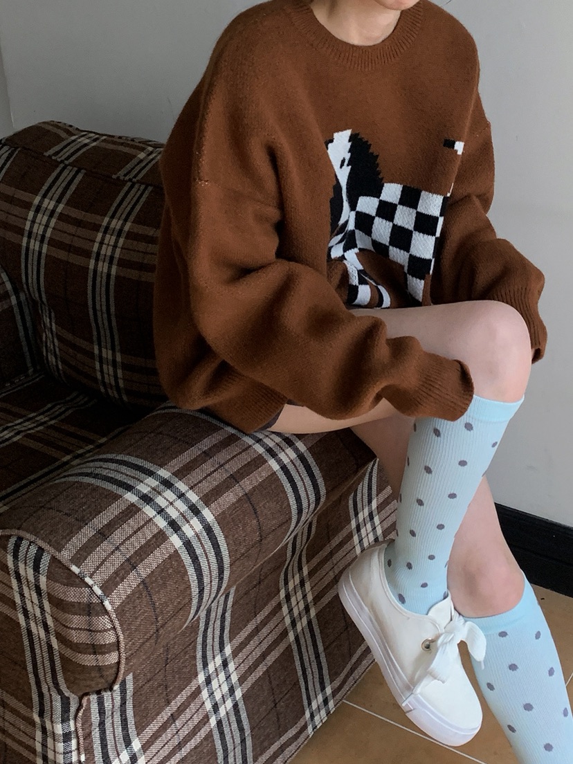 JKICHI東大門㊣實拍女士新品熱賣時尚25秋冬人氣真品針織衫JKICHI針織衫