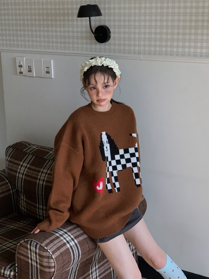 JKICHI東大門㊣實拍女士新品熱賣時尚25秋冬人氣真品針織衫JKICHI針織衫