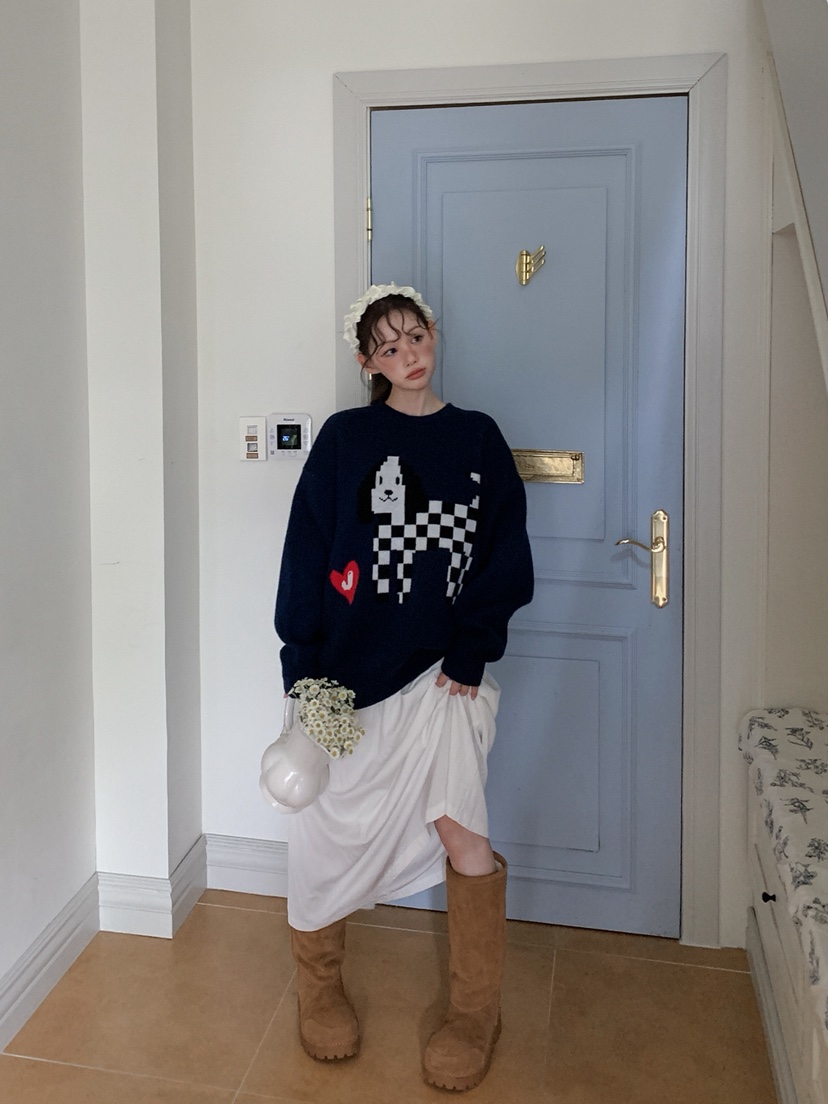 JKICHI東大門㊣實拍女士新品熱賣時尚25秋冬人氣真品針織衫JKICHI針織衫