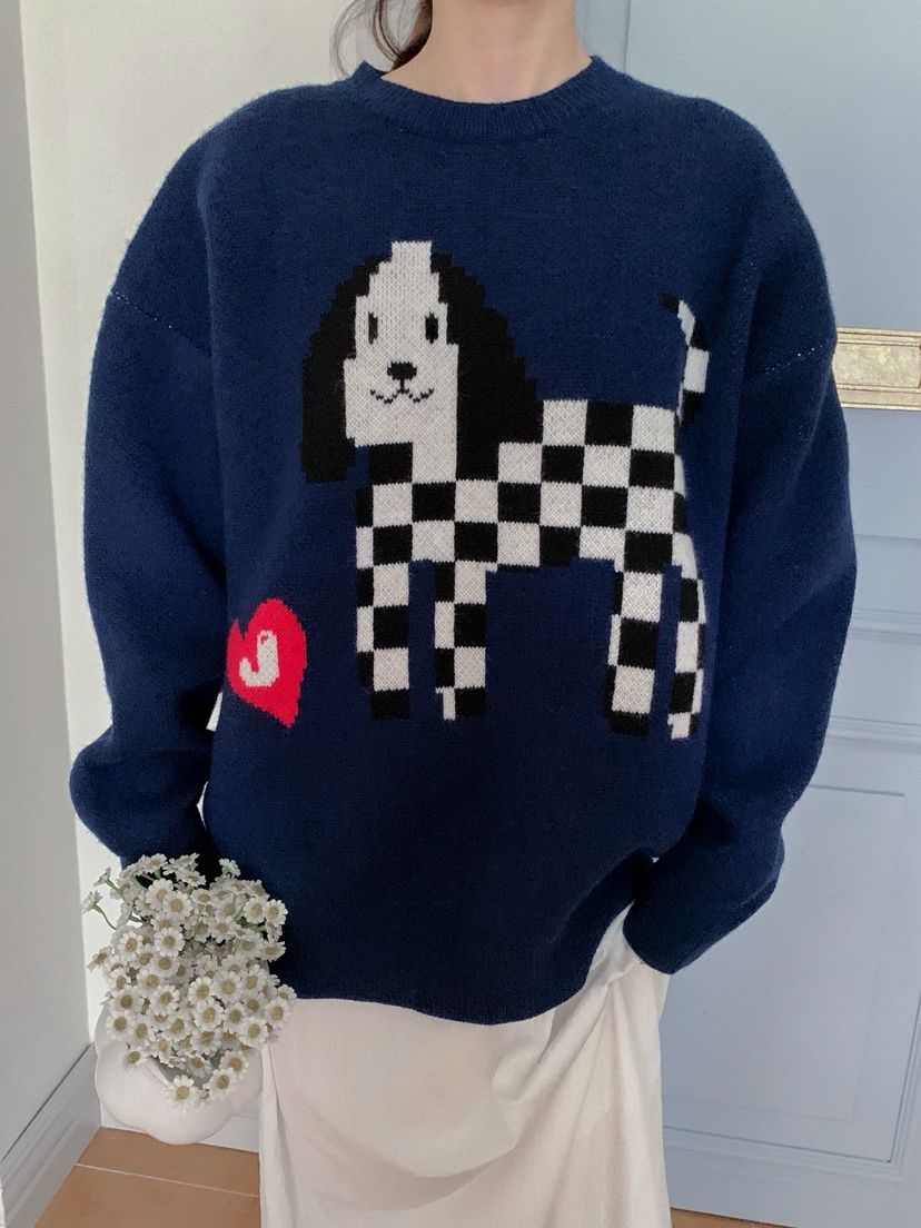 JKICHI東大門㊣實拍女士新品熱賣時尚25秋冬人氣真品針織衫JKICHI針織衫圖色2