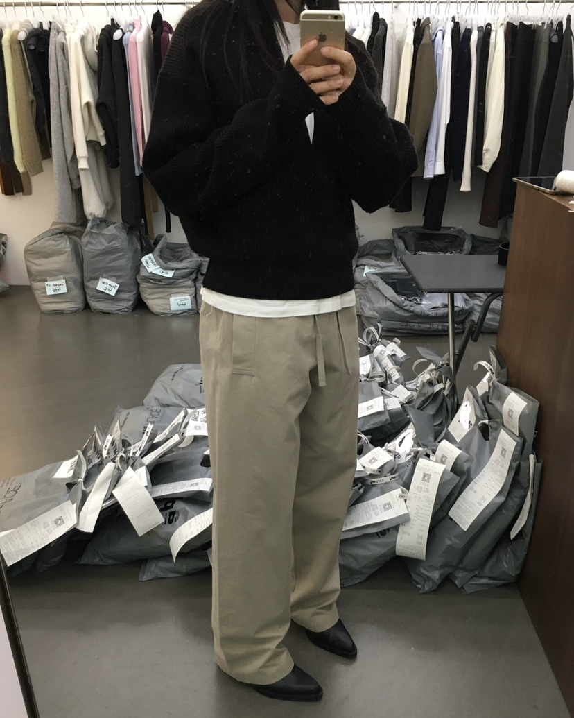 HEMP-P東大門㊣代購女裝新品推薦熱賣時尚真品職業25秋冬休閑褲hemp休閑褲