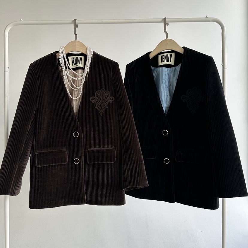 JENNY 1976東大門㊣代購女士新品熱賣時尚25秋冬夾克不含配飾JENNY 1976夾克