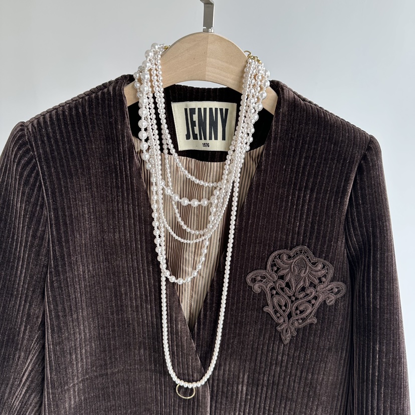 JENNY 1976東大門㊣代購女士新品熱賣時尚25秋冬夾克不含配飾JENNY 1976夾克