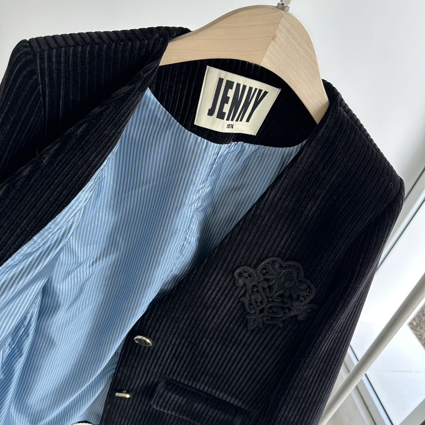 JENNY 1976東大門㊣代購女士新品熱賣時尚25秋冬夾克不含配飾JENNY 1976夾克