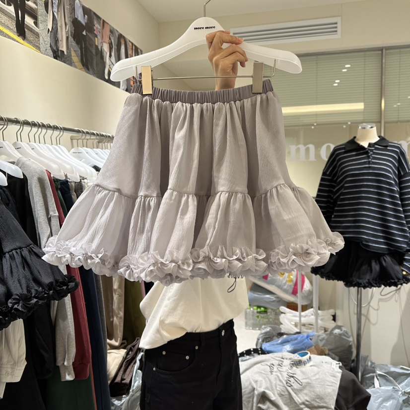 MOREMORE東大門㊣直郵女士新款25秋冬時尚熱賣真品休閑裙褲more more裙褲圖色2