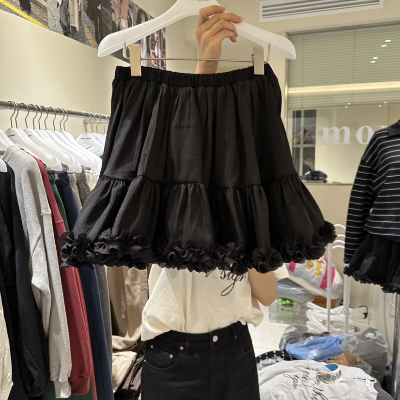 MOREMORE東大門㊣直郵女士新款25秋冬時尚熱賣真品休閑裙褲more more裙褲圖色3