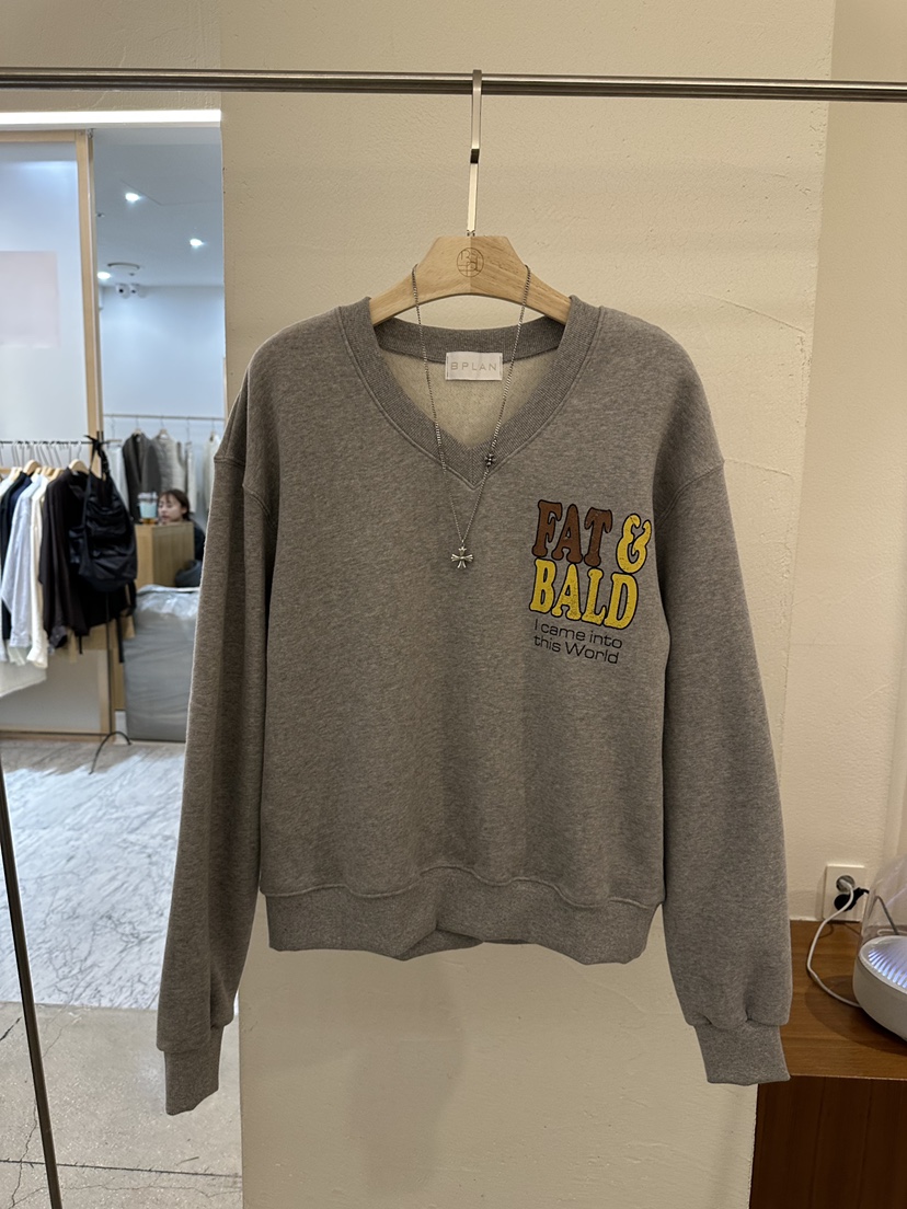 BPLAN韓國直郵㊣女士新品25秋冬職業人氣真品時尚休閑熱賣衛衣BPLAN衛衣圖色2