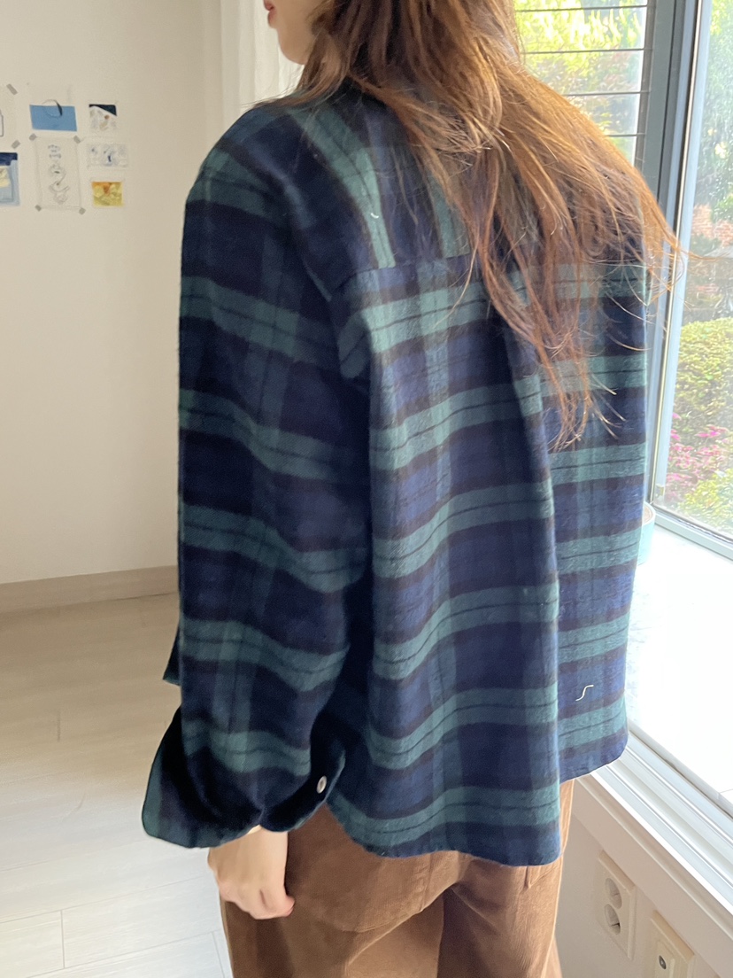 AT NOTE韓國代購㊣女士新品推薦真品休閑時尚襯衫蕾絲衫格紋AT NOTE襯衫/蕾絲衫