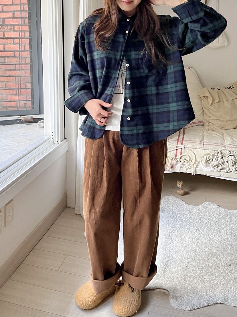 AT NOTE韓國代購㊣女士新品推薦真品休閑時尚襯衫蕾絲衫格紋AT NOTE襯衫/蕾絲衫