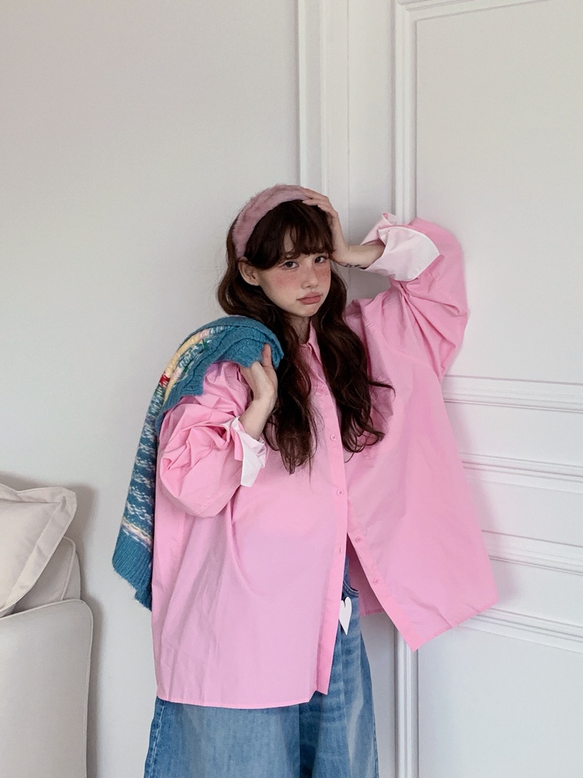 JKICHI韓國直郵㊣女裝新品時尚人氣休閑推薦襯衫蕾絲衫絲綢JKICHI襯衫/蕾絲衫