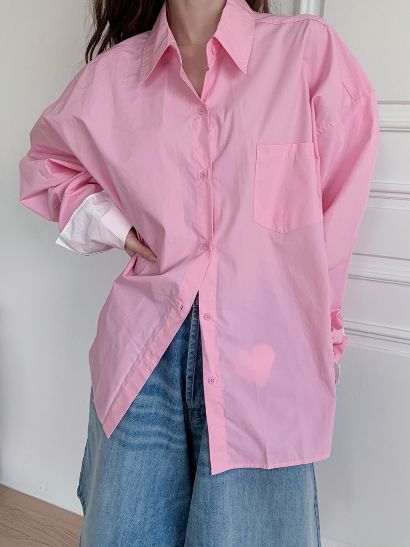 JKICHI韓國直郵㊣女裝新品時尚人氣休閑推薦襯衫蕾絲衫絲綢JKICHI襯衫/蕾絲衫圖色2