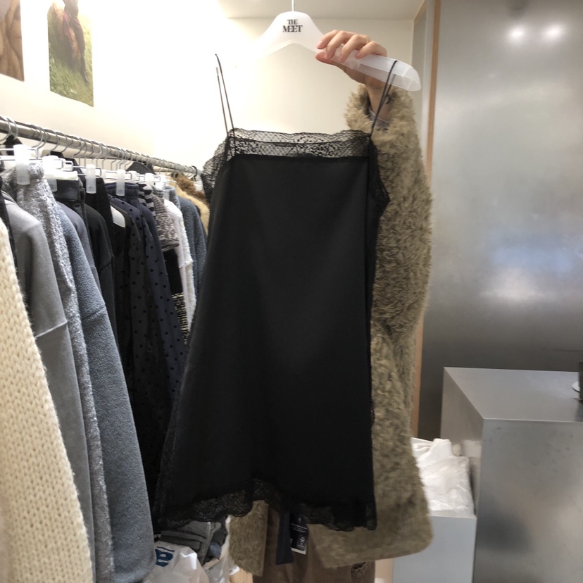 MEET ME韓國代購㊣女裝新品熱賣真品休閑25秋冬職業連衣裙MEET ME連衣裙圖色2