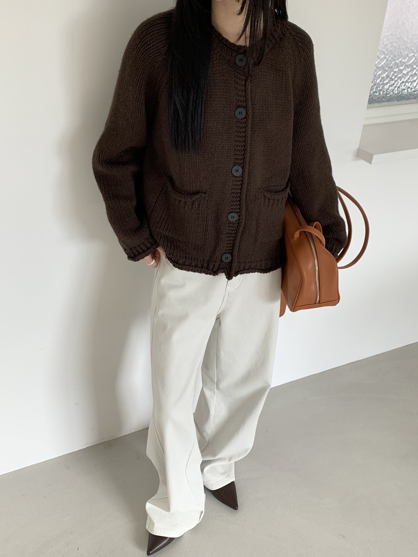 RIVER RAIN東大門㊣代購女士新品真品職業針織衫不含披肩開衫RIVER RAIN針織衫圖色3