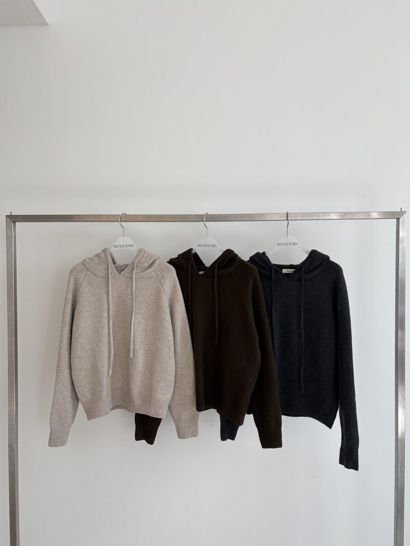RIVER RAIN東大門㊣代購女裝新品人氣熱賣職業針織衫連帽衫RIVER RAIN針織衫