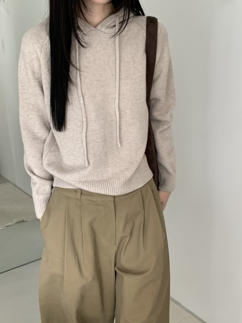 RIVER RAIN東大門㊣代購女裝新品人氣熱賣職業針織衫連帽衫RIVER RAIN針織衫