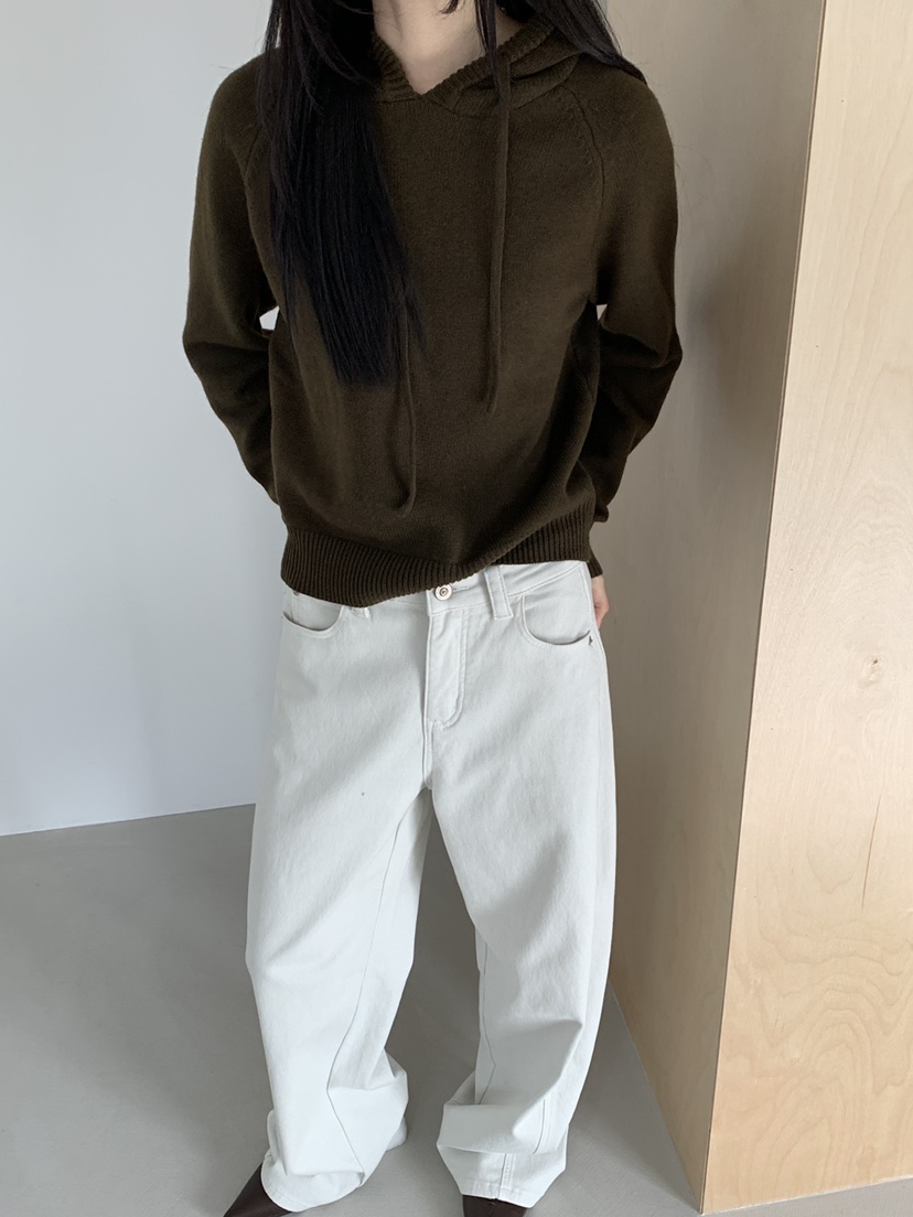 RIVER RAIN東大門㊣代購女裝新品人氣熱賣職業針織衫連帽衫RIVER RAIN針織衫圖色3